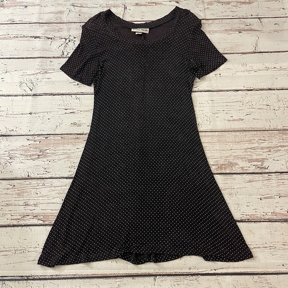 Ronni Nicole Dresses & Skirts - Vintage Ronni Nicole 90s Polka Dot Skater Dress Stretchy Women's Size 10  Summer